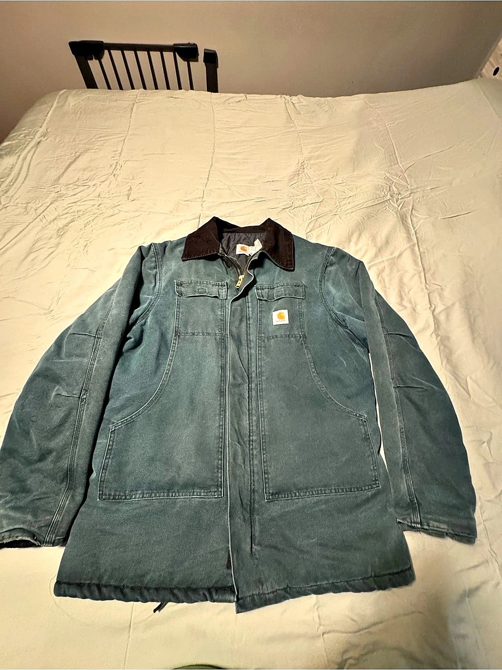 Carhartt Hunter Green Arctic Traditional Work Coat Large Tall C26 HTG
